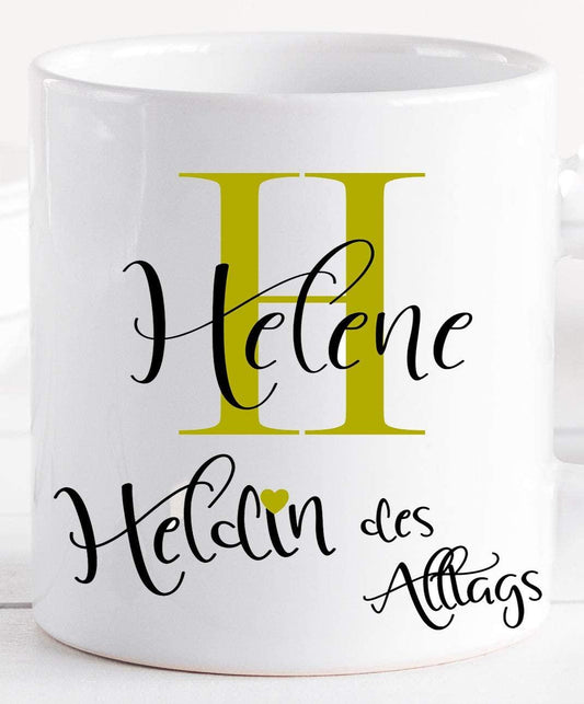 Kaffeetasse personalisiert mit Namen - Danke Geschenk