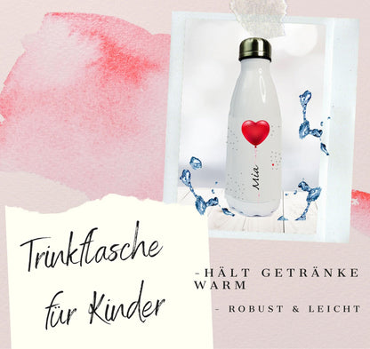 Trinkflasche Kinder Thermosflasche Isolierflasche personalisiert mit Namen Zarto