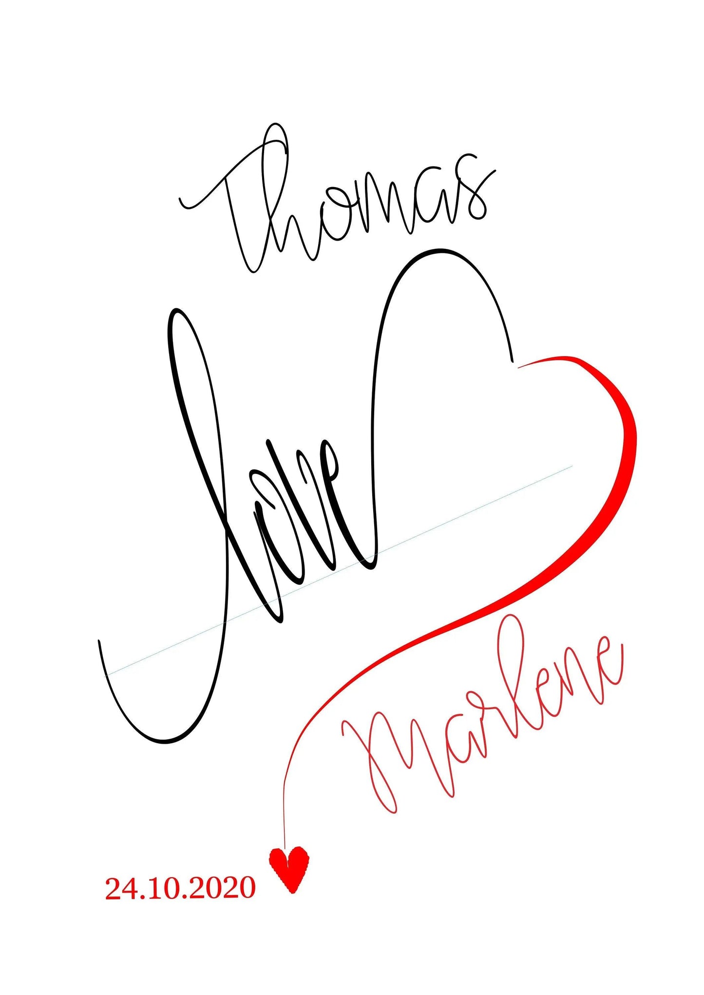 Valentinstag Geschenk personalisiert für IHN SIE  /Valentinstagsgeschenk Partner Männer Liebe / Bild Poster Freundschaft