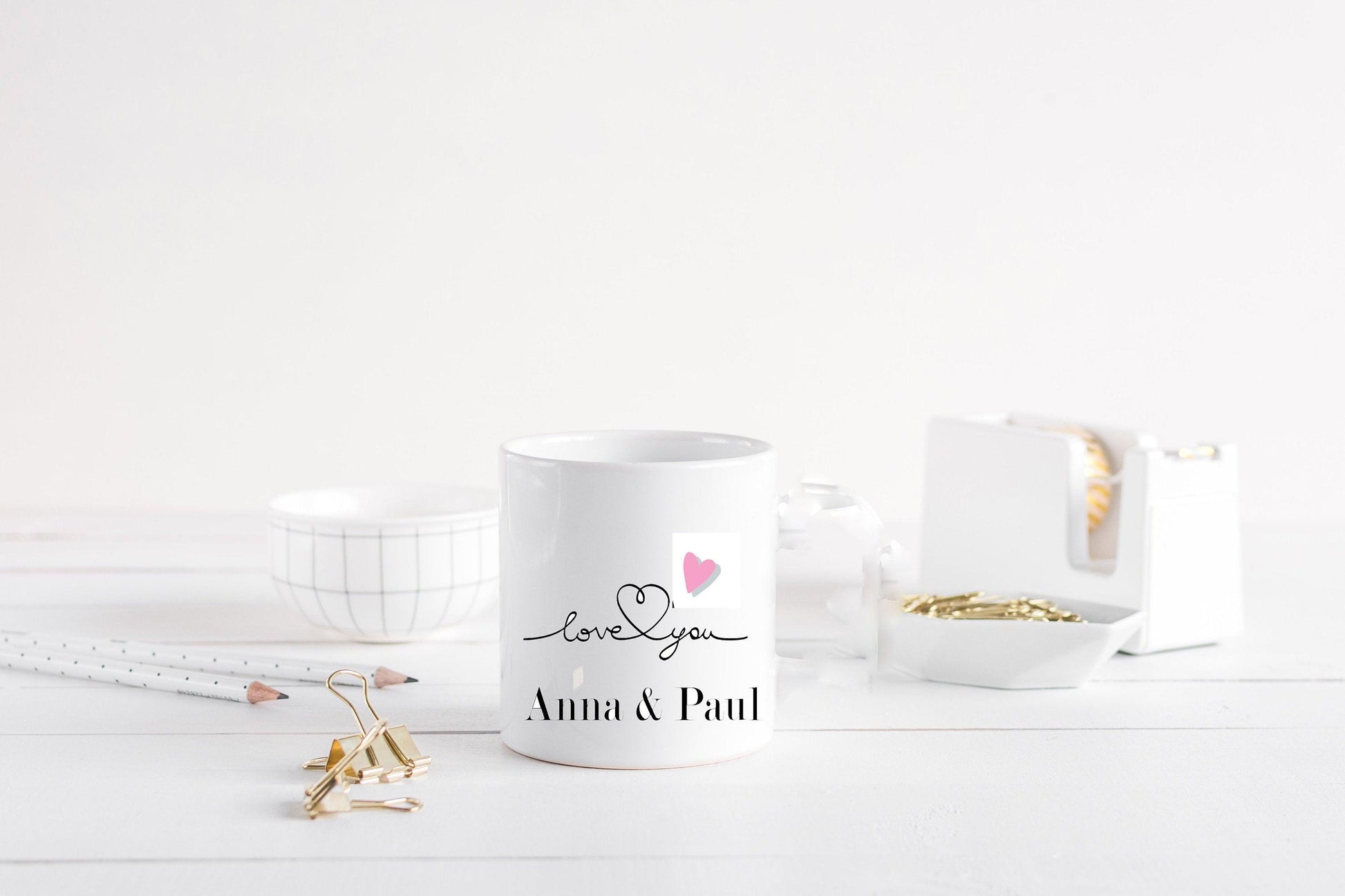 Valentinstag Geschenk personalisiert für SIE IHN Freund Ehemann /Tasse beste Freundin /Geschenkidee Männer Partner Jahrestag