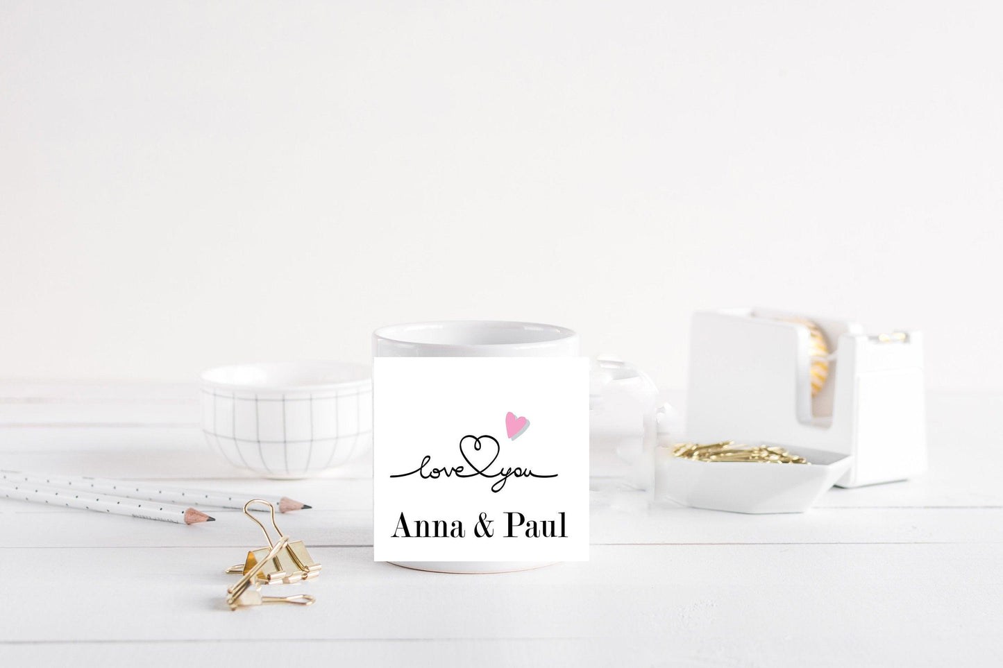 Valentinstag Geschenk personalisiert für SIE IHN Freund Ehemann /Tasse beste Freundin /Geschenkidee Männer Partner Jahrestag