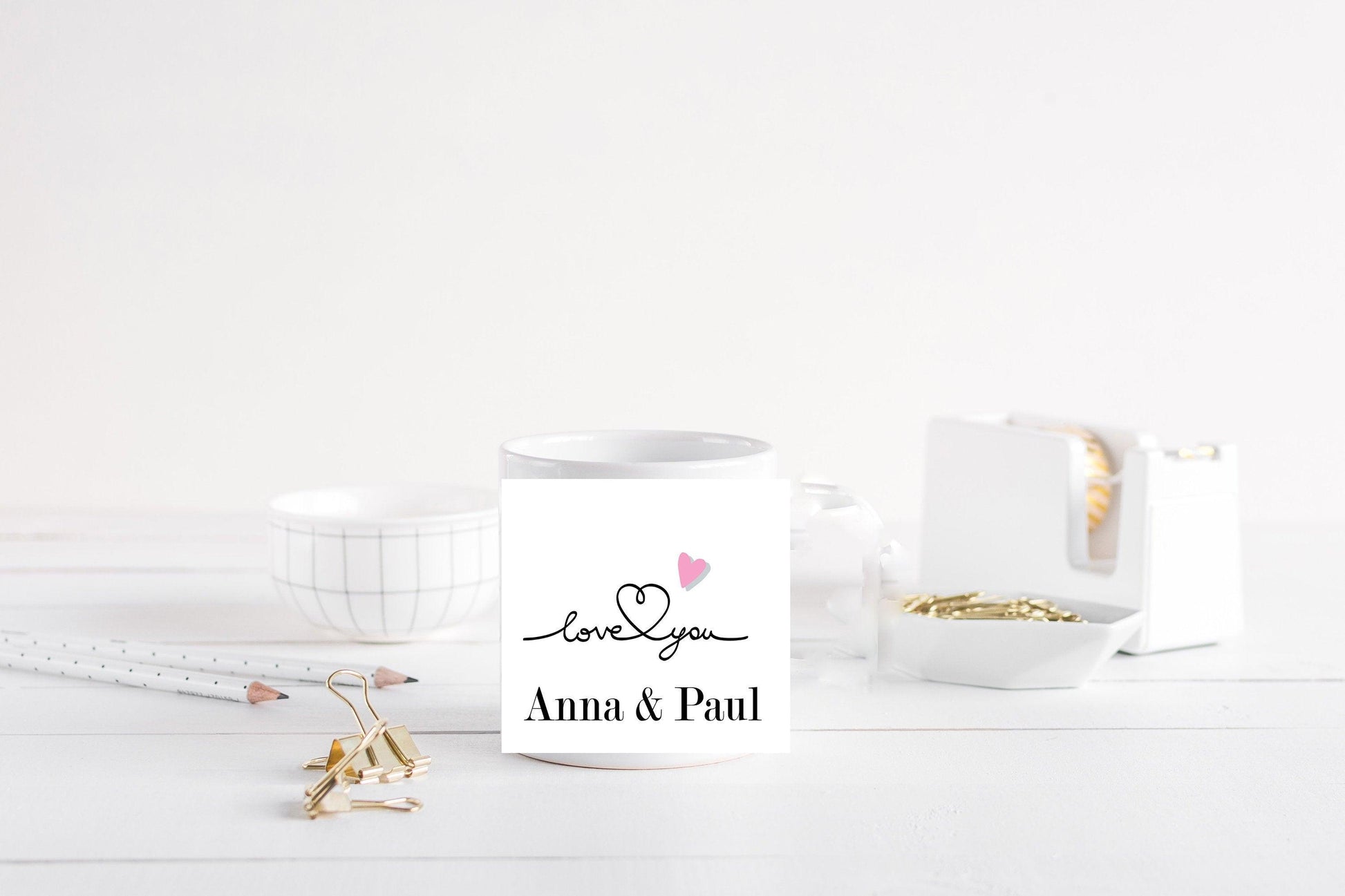 Valentinstag Geschenk personalisiert für SIE IHN Freund Ehemann /Tasse beste Freundin /Geschenkidee Männer Partner Jahrestag