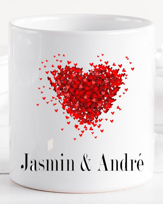 Valentinstag Geschenk personalisiert für SIE IHN / Tasse beste Freundin Freundschaft Liebe Geburtstag/ Geschenkidee Männer Ehemann