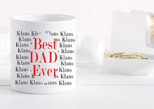 Lade das Bild in den Galerie-Viewer, Vatertagsgeschenk Tasse Bester Papa personalisiert mit Namen - Geburtstagsgeschenk für Männer Zarto

