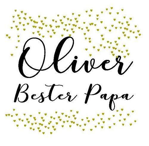 Vatertagsgeschenk - Tasse personalisiert mit Namen - Kaffeetasse Bester Papa