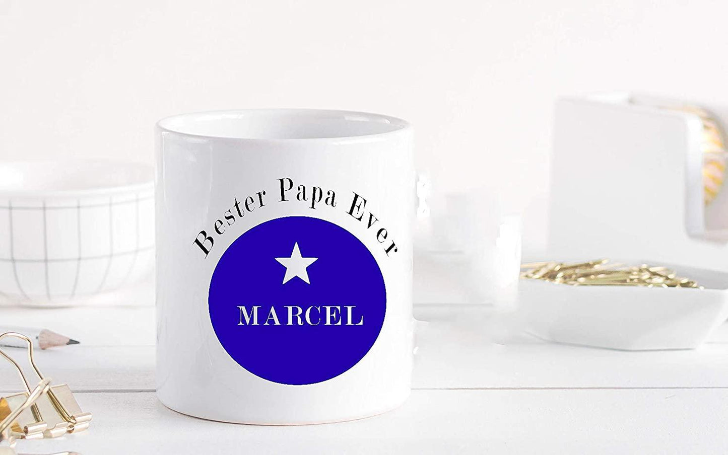 VatertagsgeschenkTasse Bester Papa personalisiert mit Namen - Geschenk Vater Vatertag Zarto