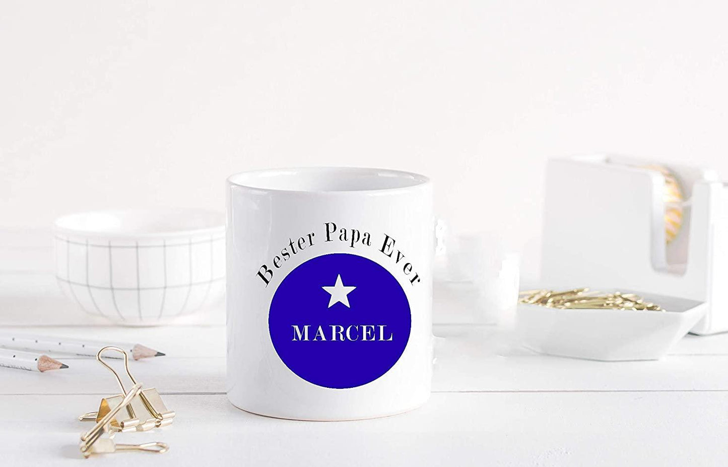 VatertagsgeschenkTasse Bester Papa personalisiert mit Namen - Geschenk Vater Vatertag Zarto