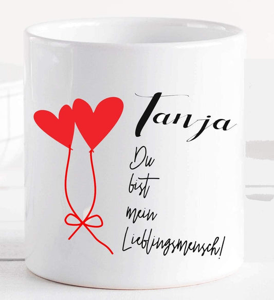 Zarto BFF Tasse Lieblingsmensch - Freunschafts-Tasse - Geschenk Beste Freundin Zarto