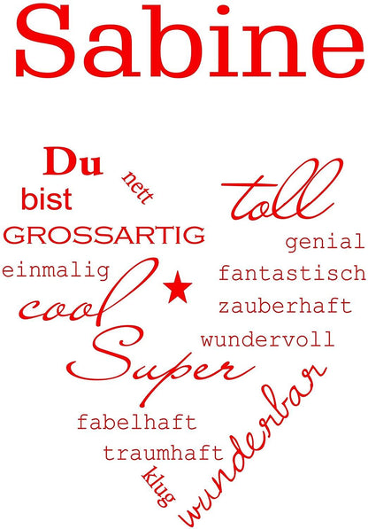 Zarto Geschenk-Idee Beste Mama - Geburtstagsgeschenk Frauen Freundin - mit Namen personalisiert