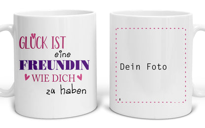 BFF Tasse beste Freundin - personalisiert mit Bild Zarto